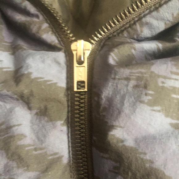 Puffer Jacket, long, Tigerstripes, Blue/Purple XXL - Picture 2 of 6